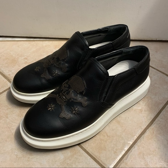 Alexander Mcqueen Platform Slipon Skull 